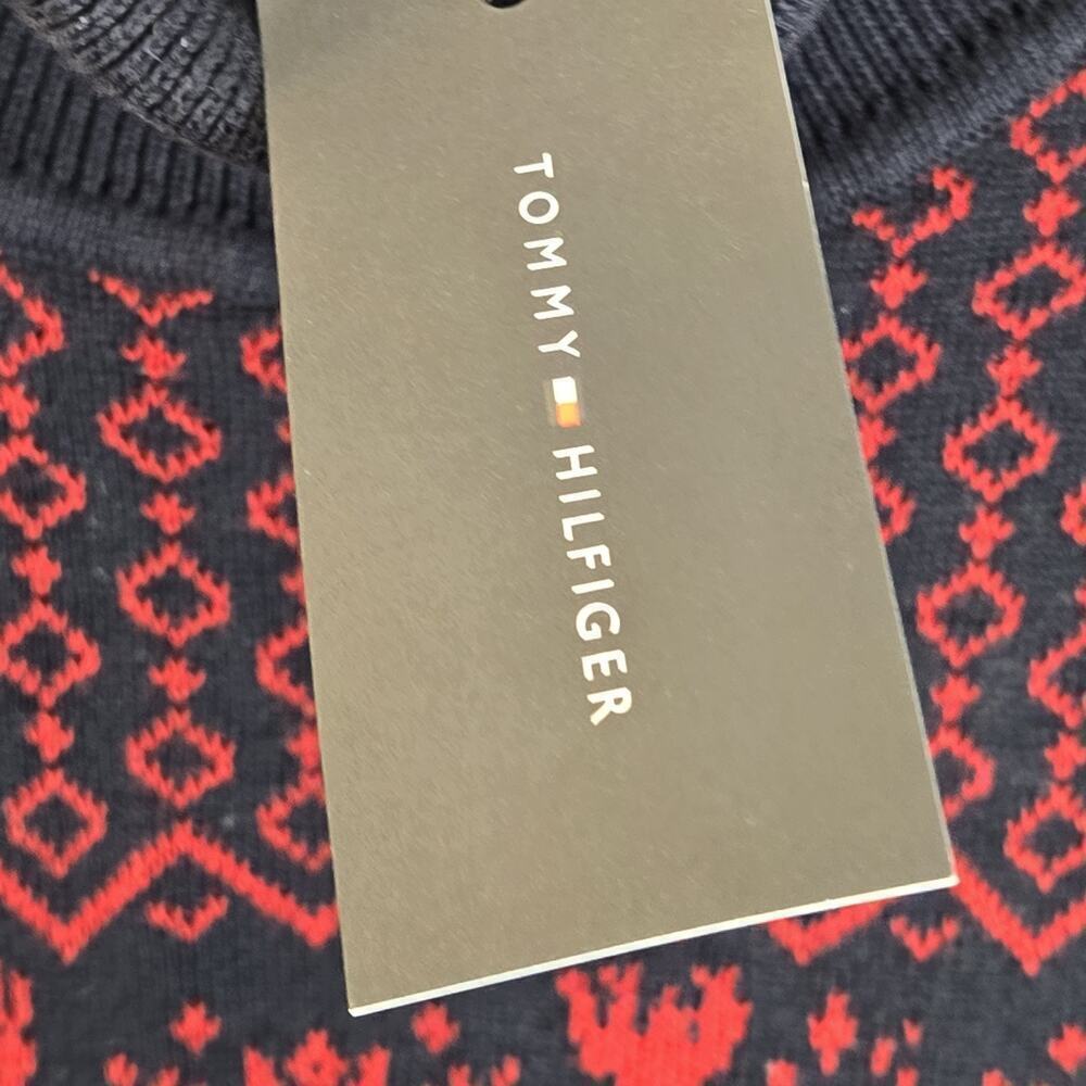 Tommy Hilfiger Women's Snowflake Reindeer Stella Turtleneck Sweater MEDIUM NWT - Picture 6 of 9